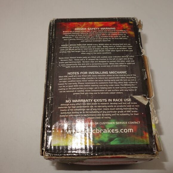 NEW EBC DP31661C Redstuff Ceramic Low Dust Brake Pads Front Brakes - Picture 7 of 9